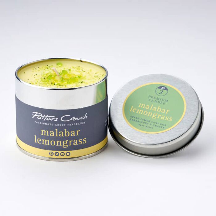 Potters Crouch - Candle Tin - Malabar Lemongrass